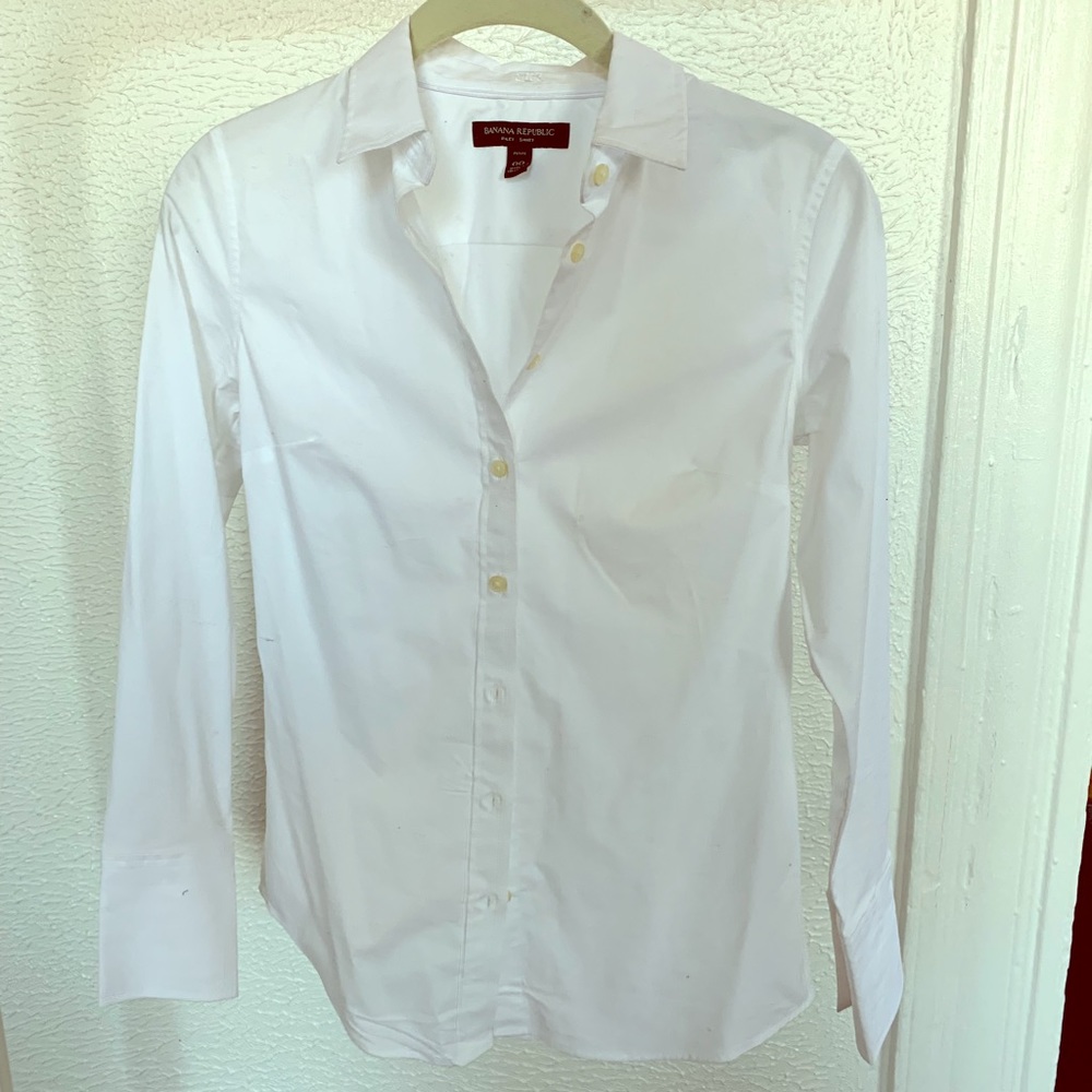 Banana republic white shirt